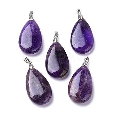 Natural Amethyst Pendants G-D084-01P-B03-1