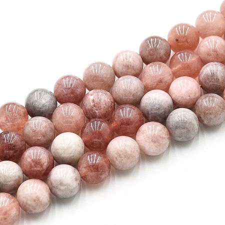 Natural Quartz Beads Strands G-N355-10mm-21-1