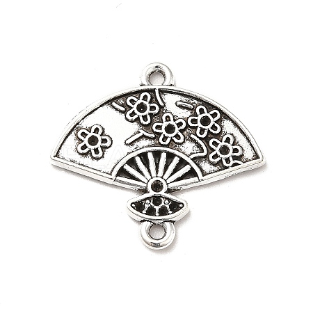 Tibetan Style Alloy Connector Charms PALLOY-M198-29AS-1