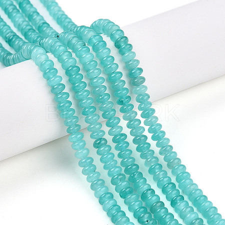 Dyed Natural White Jade Beads Strands G-T139-57A-06-1