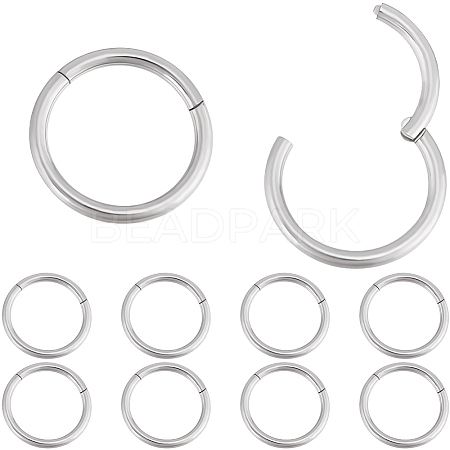 10Pcs 316L Stainless Steel Sleeper Earrings EJEW-BBC0001-56A-1
