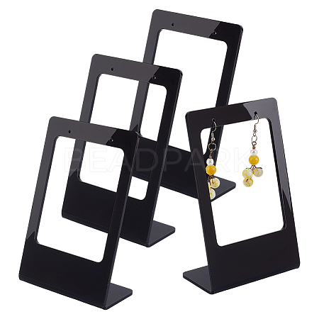 Acrylic Earring Display Stands EDIS-WH0012-46A-1