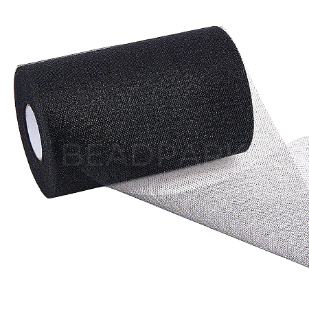 Sequin Polyester Mesh Fabric DIY-WH0021-28C-1
