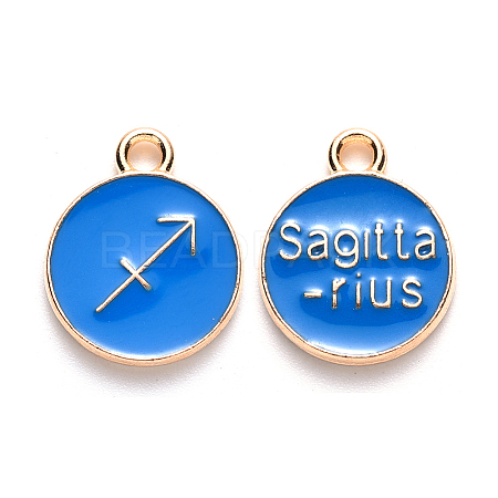 Alloy Enamel Pendants LS-X-ENAM-S124-01B-02F-1