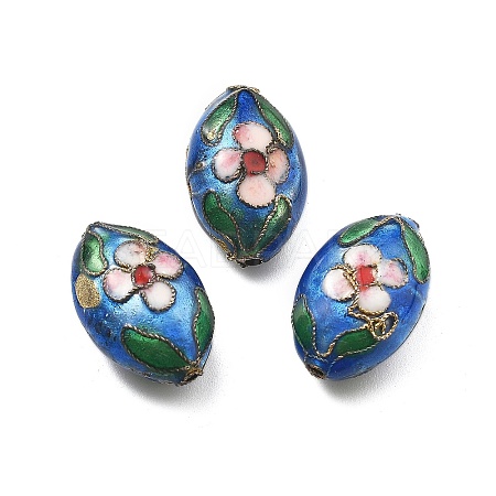 Handmade Cloisonne Beads CLB-Q002-08C-1