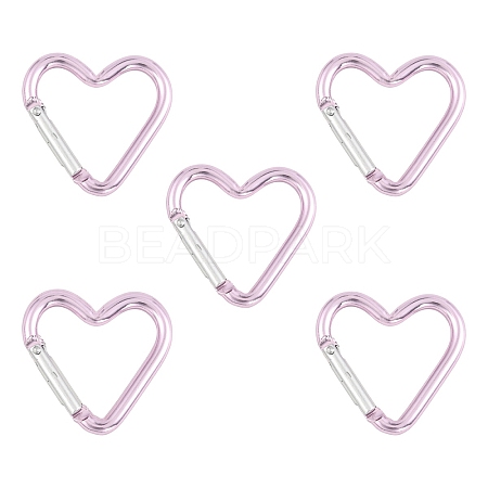 5Pcs Zinc Alloy Spring Gate Rings FIND-YW0010-59K-1