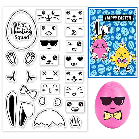 Custom PVC Plastic Clear Stamps DIY-WH0448-0479-1