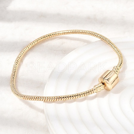 European Brass Chain Bracelet Making BJEW-A164-03G-1