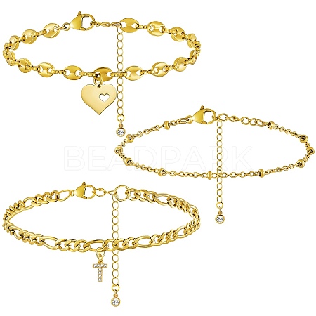Anklets Sets AJEW-AN00383-20-1