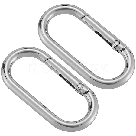 6Pcs Alloy Spring Gate Rings FIND-SP0001-24P-1