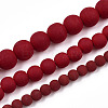 Opaque Glass Beads Strands X-GLAA-T032-P8mm-MD05-4