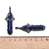 Natural Lapis Lazuli Sword Big Pendants G-Q163-08AS-02-3