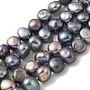 Dyed Natural Cultured Freshwater Pearl Beads Strands PEAR-A006-09E-1