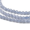 Natural Blue Lace Agate Beads Strands G-E411-12-3mm-01-3