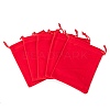 Rectangle Velvet Pouches X1-TP-R002-10x12-04-3