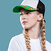 Shell CCB Plastic Hat Clips AJEW-GO00026-7