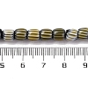 Handmade Lampwork Chevron Beads Strands LAMP-K041-01A-06-5