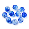 Transparent Crackle Acrylic Beads LS-CACR-N002-21B-3