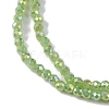 Electroplate Glass Beads Strands EGLA-H107-01A-A01-2