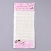Acrylic Imitation Pearl Stickers OACR-WH0003-32D-01-1