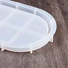 DIY Oval Storage Tray Silicone Molds DIY-B076-02E-5