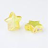 Eco-Friendly Transparent Acrylic Beads PL556-2-3