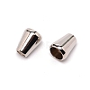 Zinc Alloy Cord Ends PALLOY-WH0088-48P-1