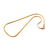 304 Stainless Steel Herringbone Chain Necklaces STAS-M174-015G-03-2