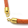 Nylon Cords Bracelet Makings Fit for Connector Charms AJEW-P116-02G-15-2