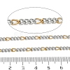 Two Tone 304 Stainless Steel Figaro Chains CHS-G050-04GP-2