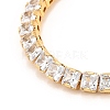 Adjustable Brass Micro Pave Cubic Zirconia Tennis Bracelets BJEW-F416-04G-2
