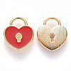 Alloy Enamel Charms X-ENAM-S121-039-1