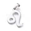 Non-Tarnish 304 Stainless Steel Pendants STAS-L210-06D-P-1