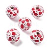 Fruit Theme Wood European Beads WOOD-M011-01D-1