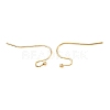 Brass Earring Hooks KK-C024-12KCG-2