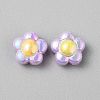 Plating Acrylic Beads MACR-WH0007-128B-1