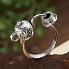 Teapot & Teacup Alloy Finger Rings for Unisex FS-WG8E880-01-2