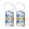 PU Leather Luggage Tags AJEW-WH0317-44A-1