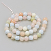 Natural Morganite Beads Strands G-Q961-08-10mm-2