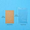 30Pcs Rectangle Paper One Pair Earring Display Cards with Hanging Hole DIY-YW0008-55B-3