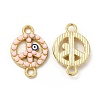 Alloy Enamel Connector Charms FIND-H039-11G-C-1