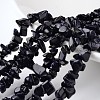 Nuggets Synthetic Blue Goldstone Bead Strands G-M344-19-1