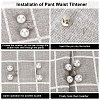 CRASPIRE 8 Sets 4 Style Zinc Alloy Button Pins for Jeans FIND-CP0001-13B-4