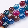 Natural Agate Beads Strands G-I198C-A-16-1