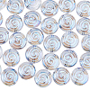 50Pcs Eletroplate Glass Beads GLAA-HS0001-09C-1