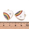 Alloy Enamel Pendant ENAM-YW0002-36A-3