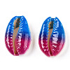 Printed Cowrie Shell Beads SSHEL-ZX006-06A-3