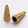 Tibetan Style Alloy Bead Cone X-TIBEB-00821-AG-NR-2