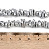Electroplated Shell Pearl Beads Strands BSHE-H113-01B-4