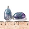 Natural Fluorite Pendants G-P525-01P-03-3
